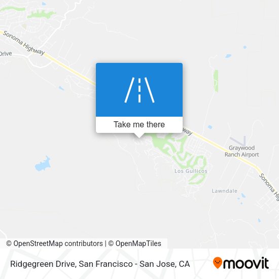 Ridgegreen Drive map