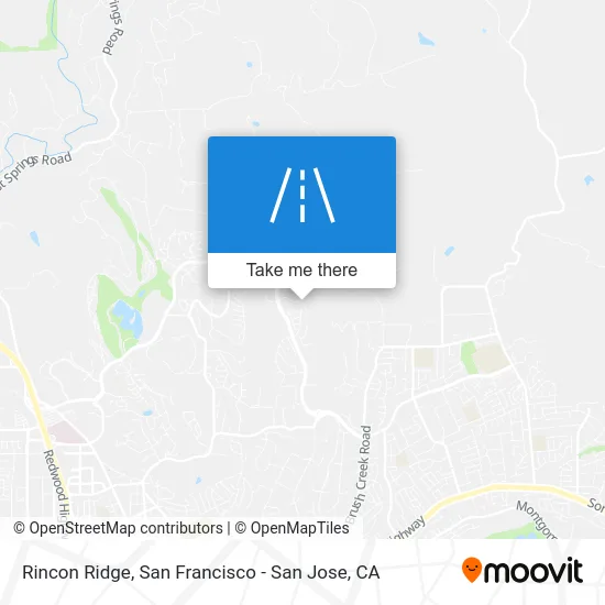Rincon Ridge map