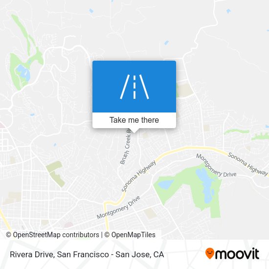 Mapa de Rivera Drive