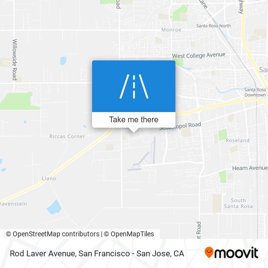 Rod Laver Avenue map