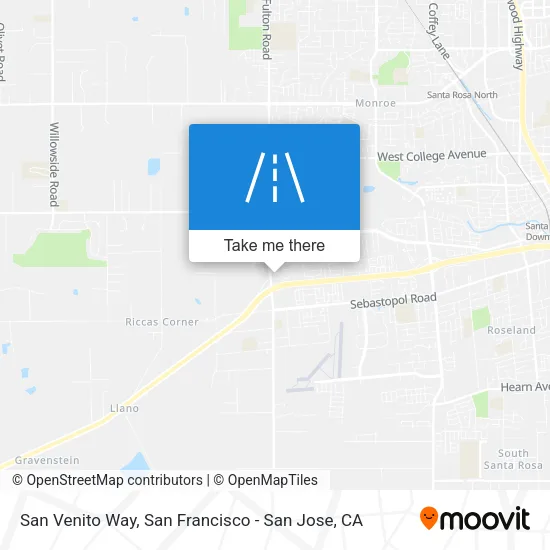 San Venito Way map