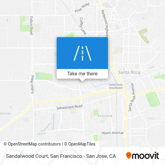 Sandalwood Court map