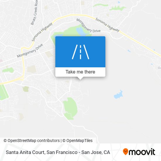 Mapa de Santa Anita Court