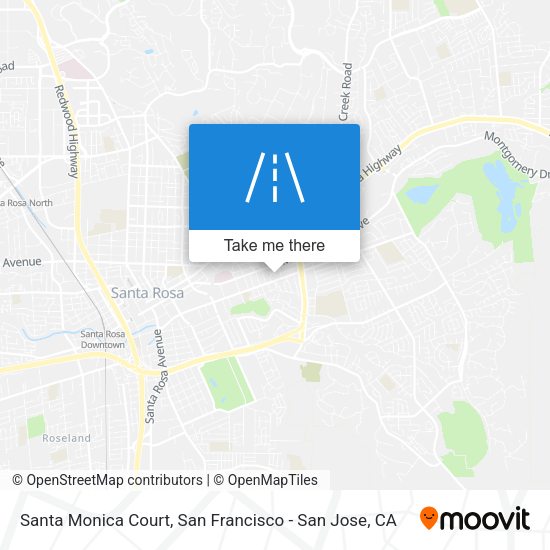 Santa Monica Court map