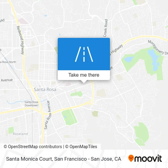 Santa Monica Court map