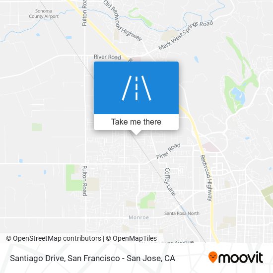 Santiago Drive map