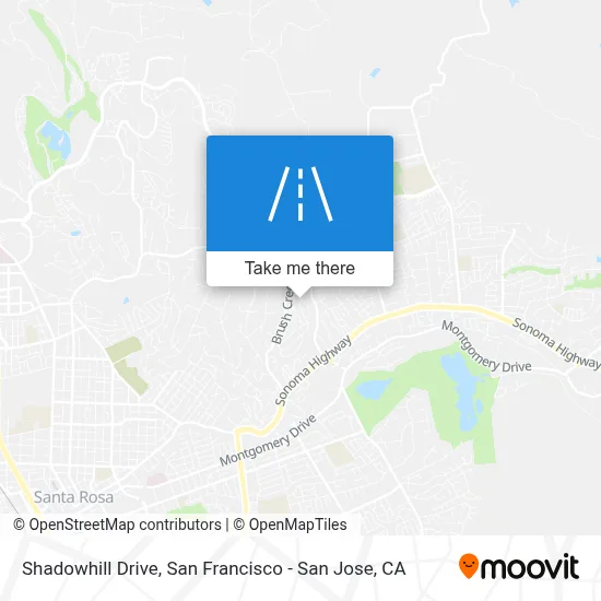 Shadowhill Drive map
