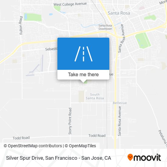Silver Spur Drive map