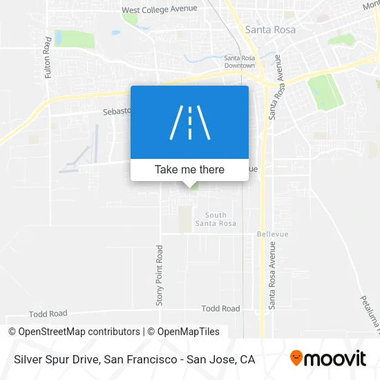 Mapa de Silver Spur Drive