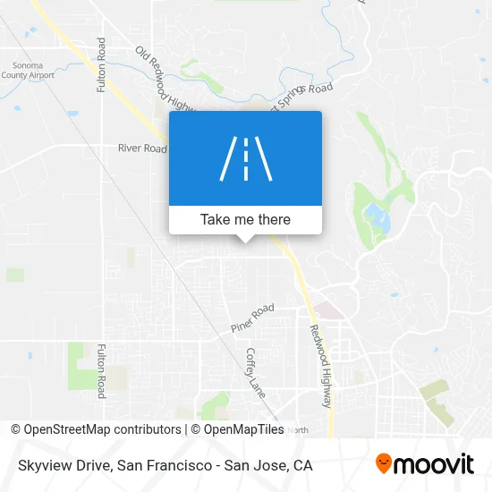 Skyview Drive map