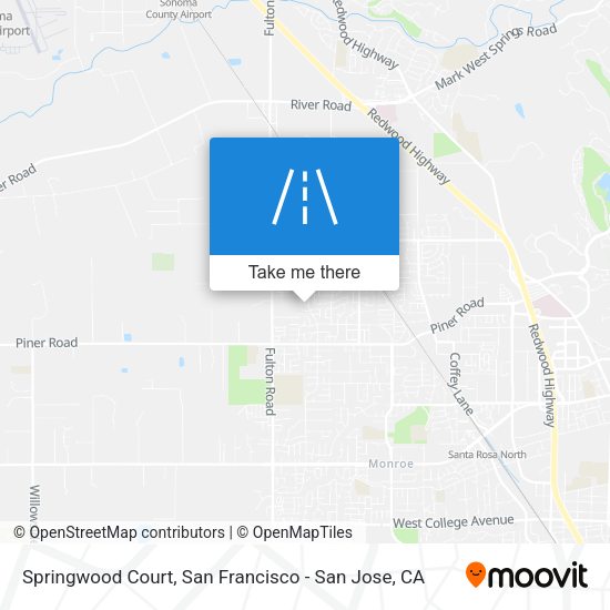 Mapa de Springwood Court