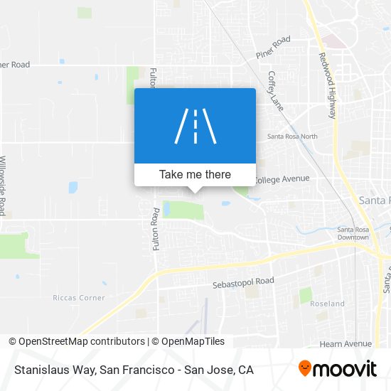 Stanislaus Way map