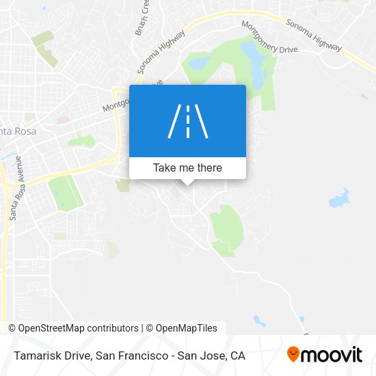 Mapa de Tamarisk Drive