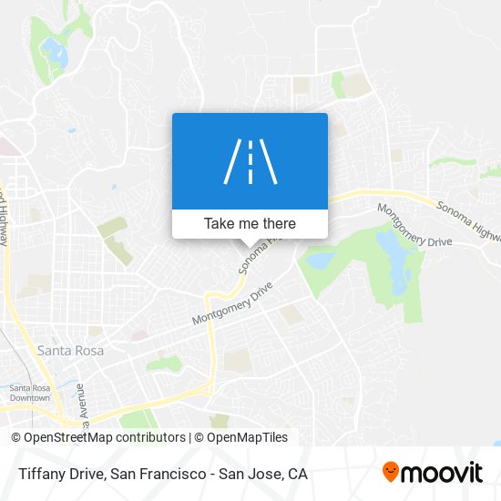 Tiffany Drive map