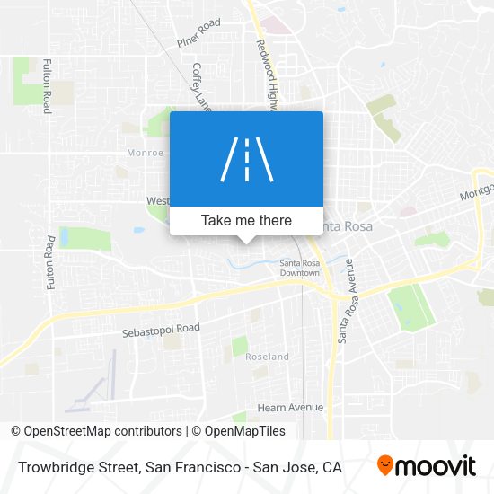 Trowbridge Street map