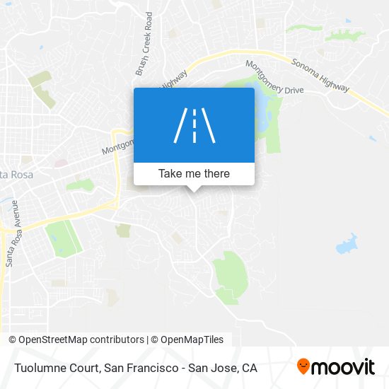 Tuolumne Court map