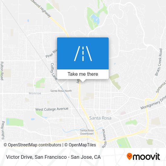 Mapa de Victor Drive