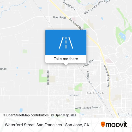 Mapa de Waterford Street