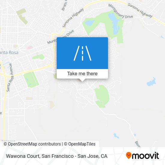 Mapa de Wawona Court