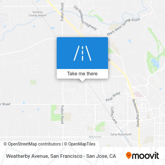 Mapa de Weatherby Avenue