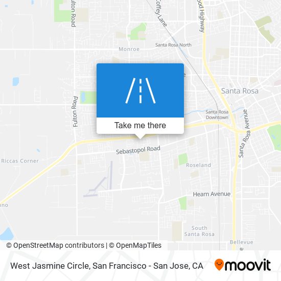 West Jasmine Circle map