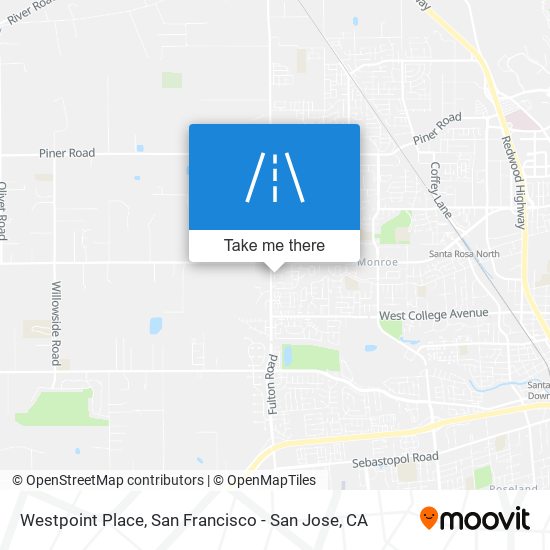 Westpoint Place map