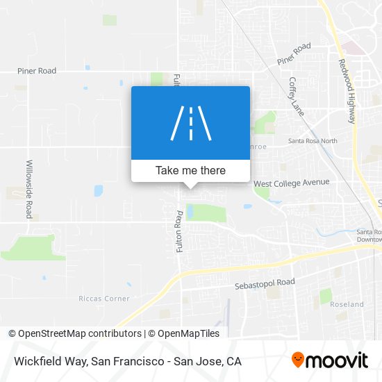 Wickfield Way map