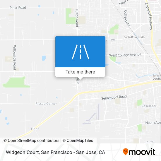 Mapa de Widgeon Court
