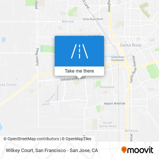 Wilkey Court map