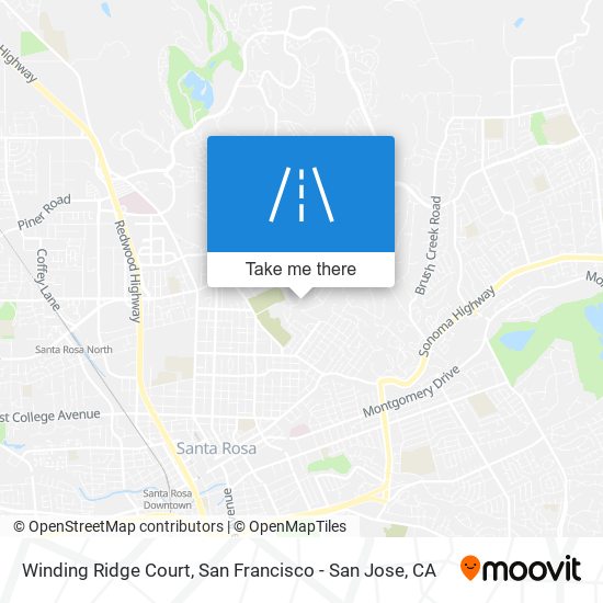 Winding Ridge Court map