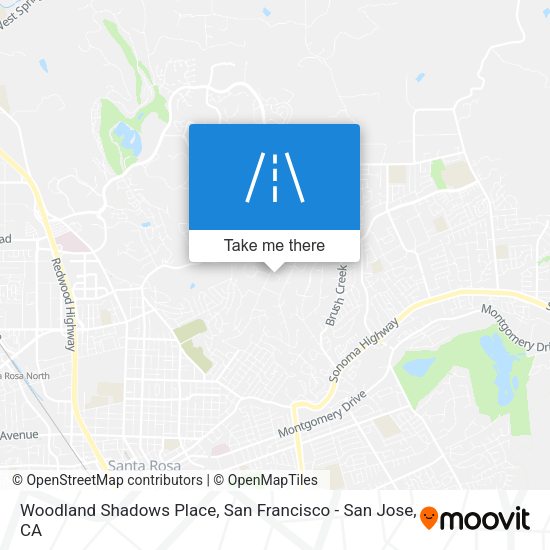 Mapa de Woodland Shadows Place