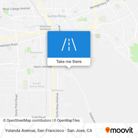 Mapa de Yolanda Avenue
