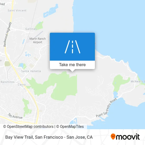 Bay View Trail map