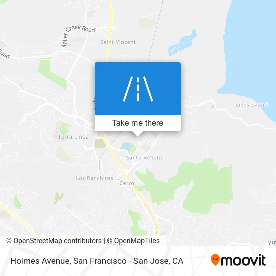 Mapa de Holmes Avenue