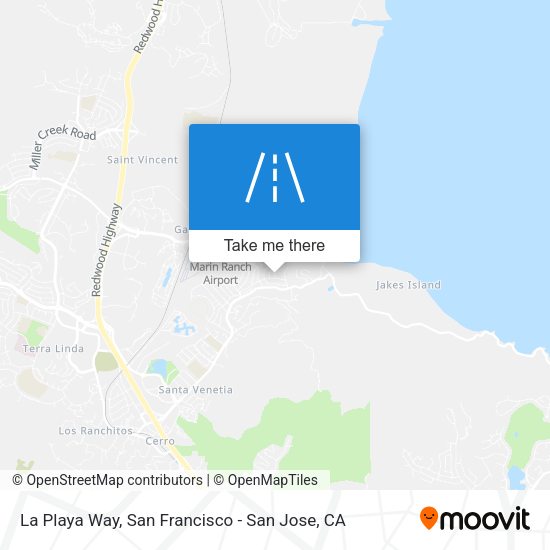 Mapa de La Playa Way