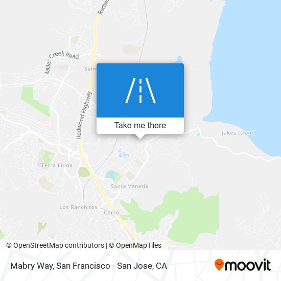 Mabry Way map