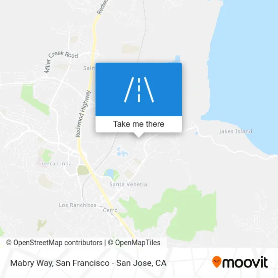 Mabry Way map