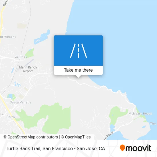 Turtle Back Trail map