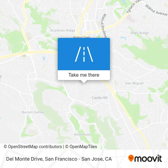 Del Monte Drive map