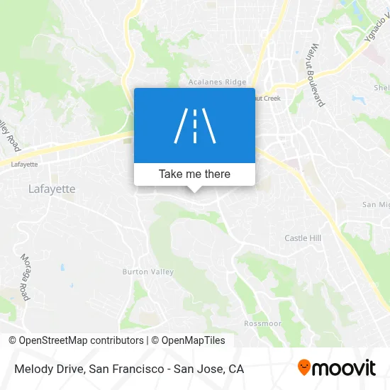 Melody Drive map