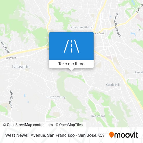 West Newell Avenue map