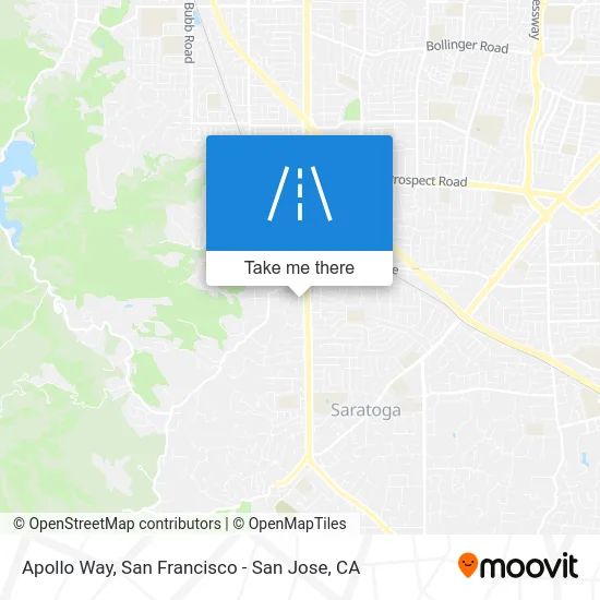 Apollo Way map