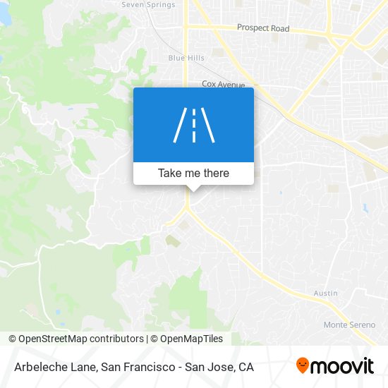 Arbeleche Lane map