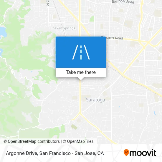 Argonne Drive map