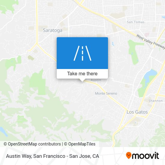 Mapa de Austin Way