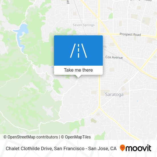 Chalet Clothilde Drive map