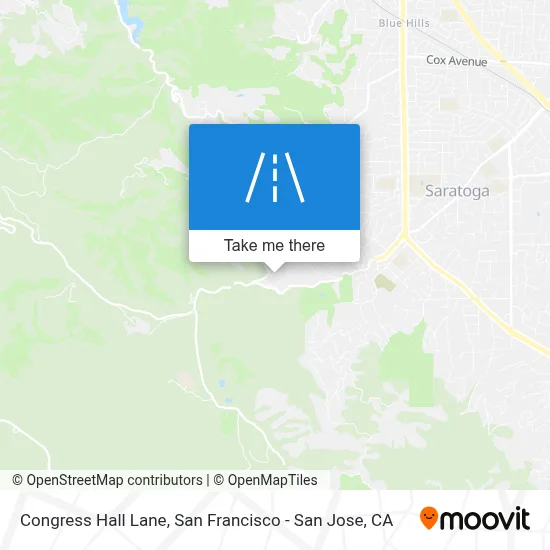 Congress Hall Lane map