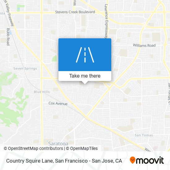 Mapa de Country Squire Lane