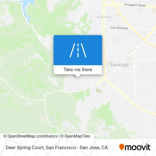 Deer Spring Court map