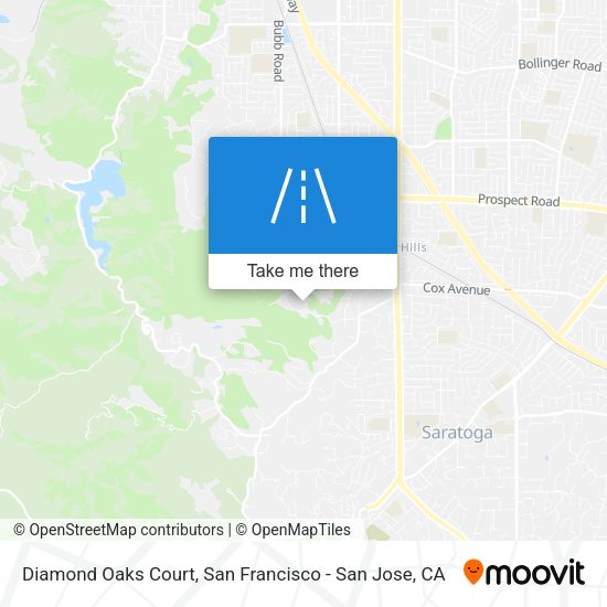 Diamond Oaks Court map